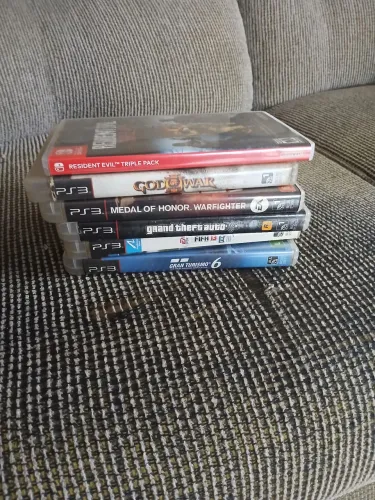 Jogos originais de play 3 e nintendo switch