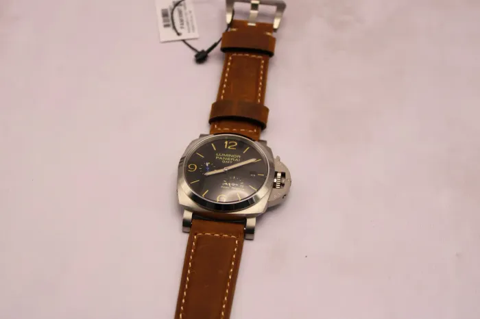 Relógio Masculino Panerai Preto - Couro - Automatico - Top