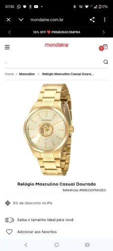 Relógio Mondaine 