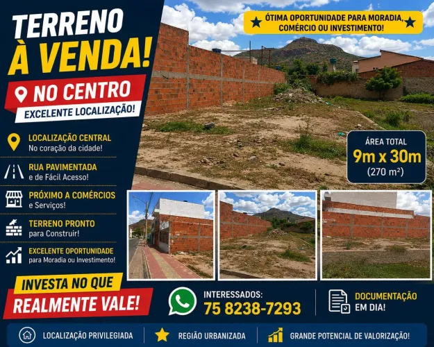 Vendo esse terreno