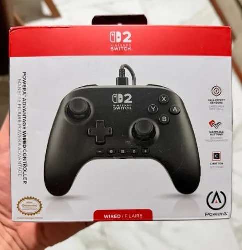 Controle Nintendo Switch 2 Power A novo lacrado