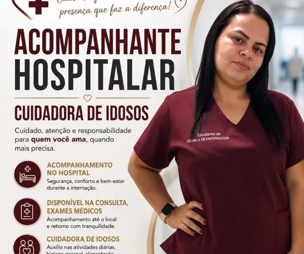 Acompanhante e cuidadora de idosos