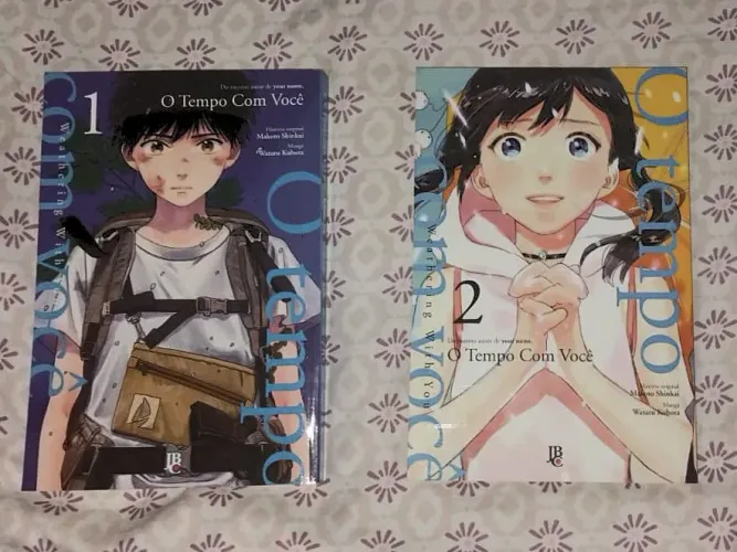 Mangá "O Tempo com Você" Vol. 1 e 2 (Usado)