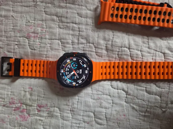 Sansung watch ultra LTE 2025 47mm + 6 pulseiras e 2 capas protetoras