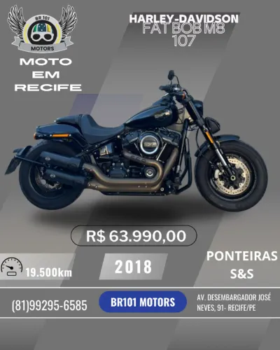 Fat Bob 2018 Motor M8 107