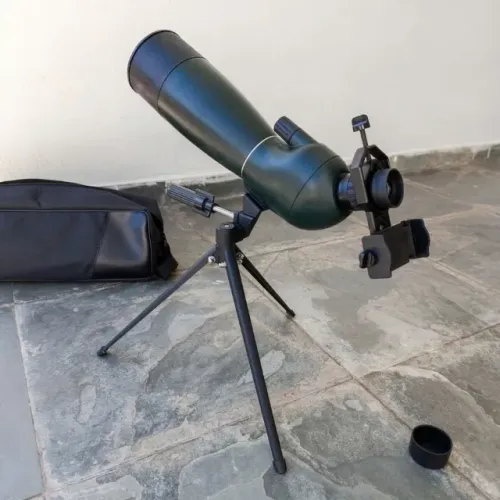 Telescópio Terrestre / Luneta Svbony SV28 25-75x70 + Tripé + Suporte Celular + Bag