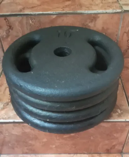 4 anilhas 10 kg