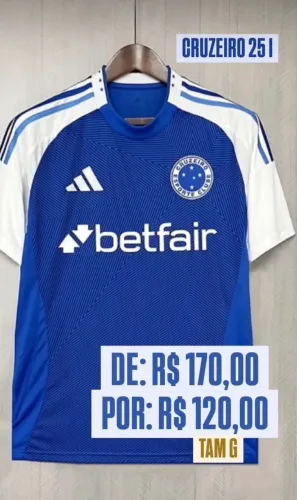 Camisa Cruzeiro Azul 25/26 TAM G