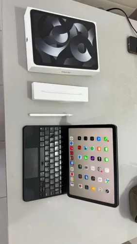 ? iPad Air 5ª geração M1 + Magic Keyboard + Apple Pencil 2
