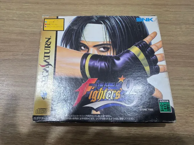 King of Fighters 95 Sega Saturn Original Completo com cartucho