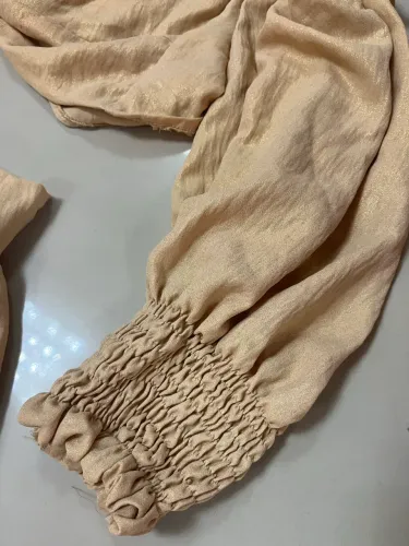 Conjuntinho top ciganinha e saia longa 