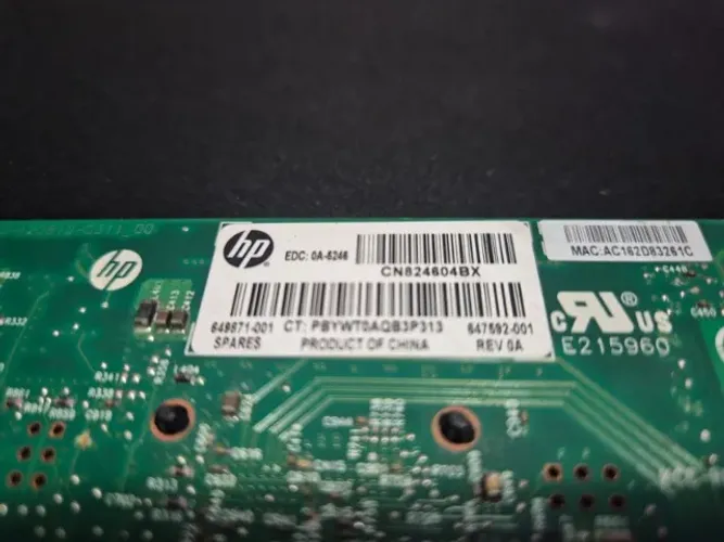 Placa de Rede Servidor HP 331T Quad Port 1Gb (4 Portas Gigabit PCIe)