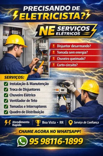 Eletricista em Boa Vista