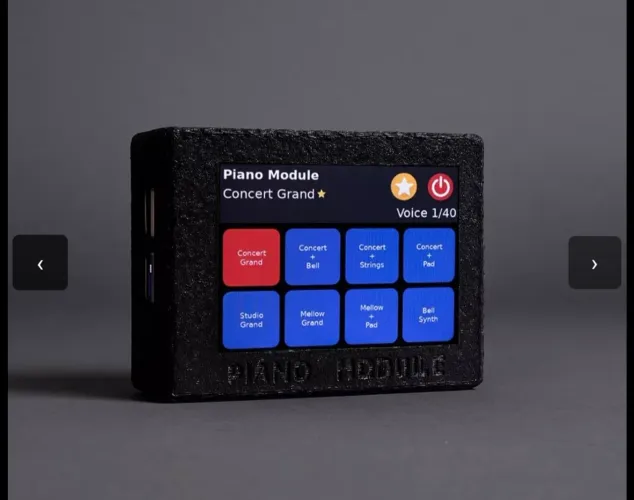 Piano Module | Expansor de Timbres | 40 Sons | Suporta SF2 | Excelente Estado (novo)