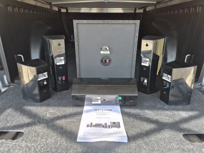 Quite de caixas pra homem theater onkyo original 120 watts 6 homos 