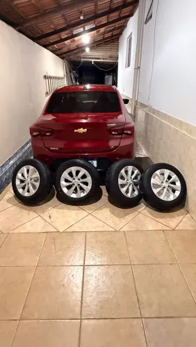 Rodas aro 15 novo onix 2020 pneu novo nota fiscal