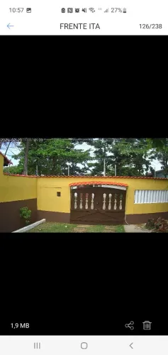 Portão de Madeira Maciça de Ipê - 2,74 m x 2,10 m - Impecável - Itanhaém/SP
