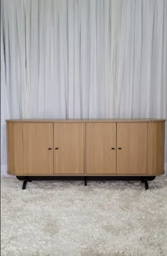 Buffet curvo 1,80m 100%mdf