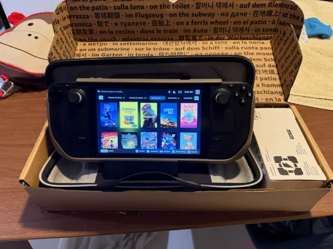 Steam deck 512gb + dock + capa