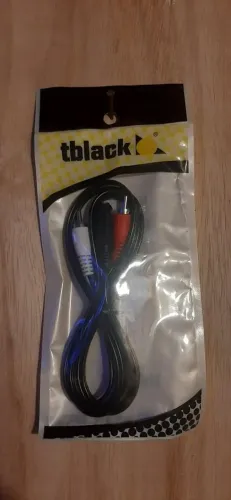 Cabo P2 Estéreo para 2 RCA Macho