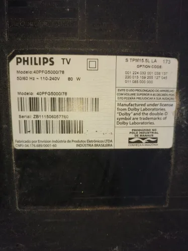 Tv Philips 40polegada