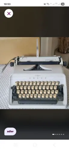 máquina de escrever adler gabriele 10