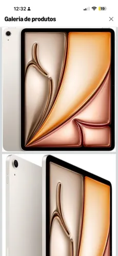 Lacrado Apple iPad Air de 13 polegadas (Wi-Fi, 128 GB) - Luz das estrelas (M3)