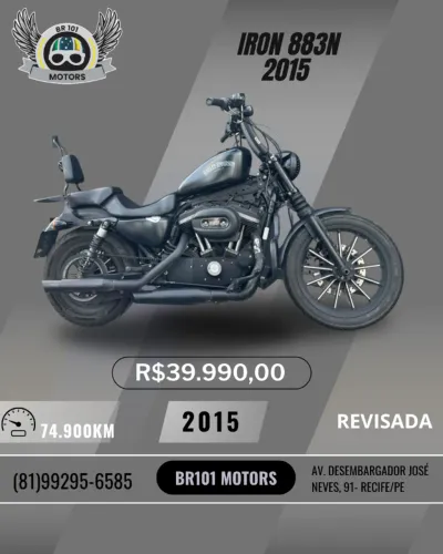 Harley-Davidson XL 883n Iron 2015