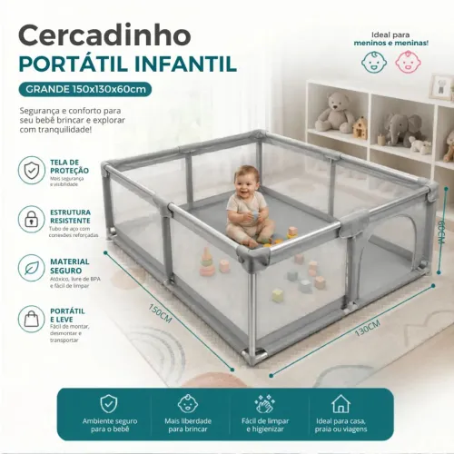 Chiqueiro para bebê zeronovo