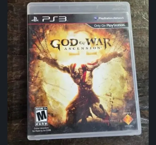 jogo God of War: Ascension para o console PlayStation 3 (PS3)