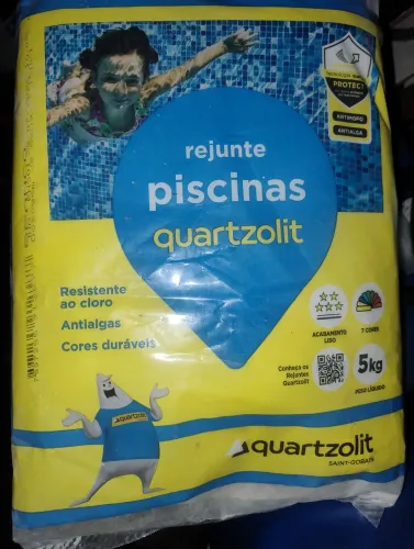 Regunte quartzolite branco para piscina 10 kg