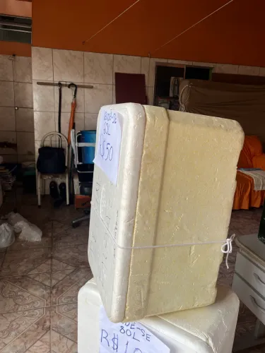 Caixa térmica de Isopor 60 Litros