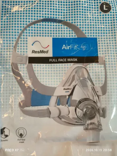 Máscara Facial CPAP ResMed Air Fit F20 Tamanho G(Nova/Apenas embalagem aberta)