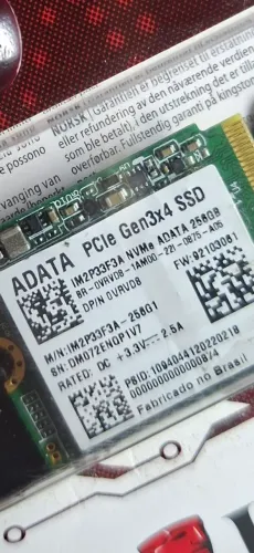 Ssd nvme 256gb
