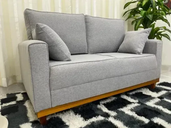 Sofá Living Slim 1,40m Linho  Produto Novo!! Pronta Entrega!!
