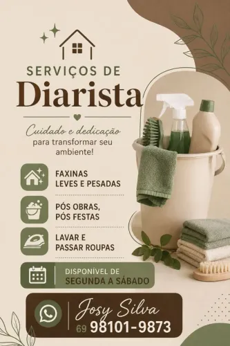 Passadeira - Faxineira