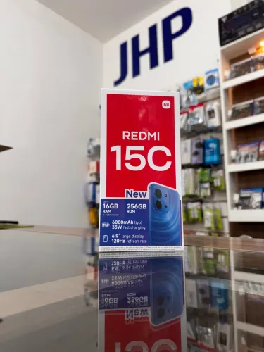Celular Xiaomi Redmi 15C 256GB 8RAM Preto Lacrado - Até 12x Sem Juros - Loja Física 