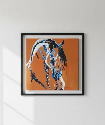Pintura Original: Cavalo (Acrílico sobre Tela)