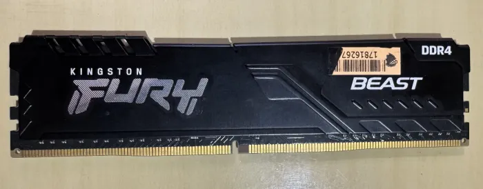 Memória Ram Desktop 8gb DDR4 2666mhz Fury Beast