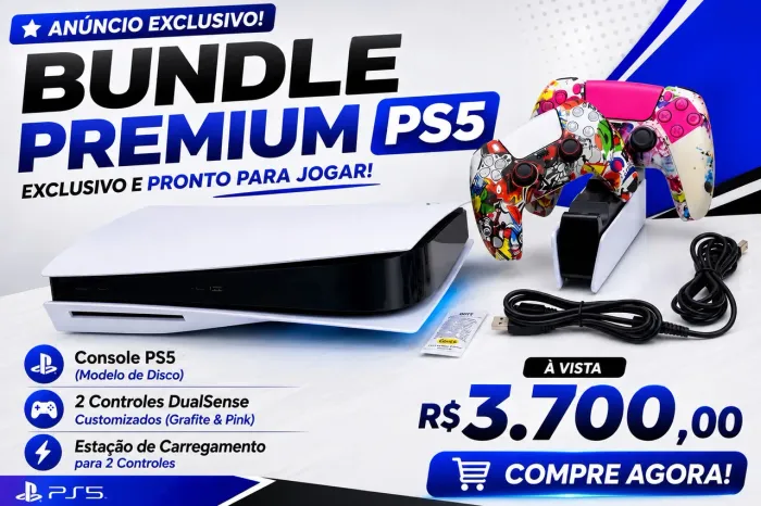 Ps5 slim com leitor