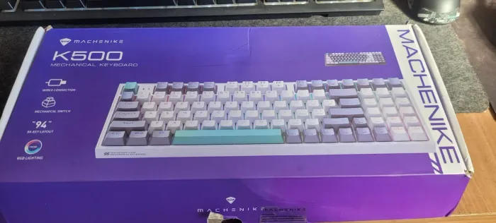 Teclado Mecânico MACHENIKE K500 Com Fio 94 Teclas MacBook PC Celular Notebook Windows