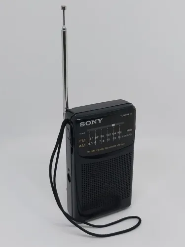 Rádio Portátil Sony ICF-S14 AM/FM Antigo - Funcionando