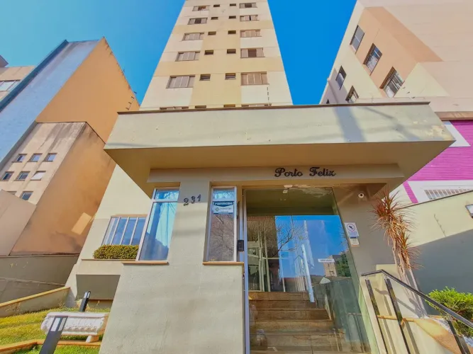 Apartamento para alugar no Edifício Porto Feliz, no Centro de Londrina/PR, com 1 quarto.