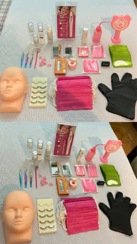 Kit inicial extensão de cílios