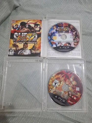 2 jogos de PlayStation3 Street Fighter dragões ball z battle of
