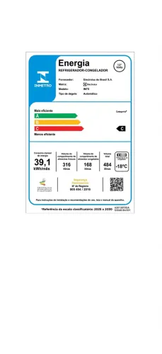 Geladeira Electrolux IM7S 484L Frost Free Inverter 3 Portas Inox Look