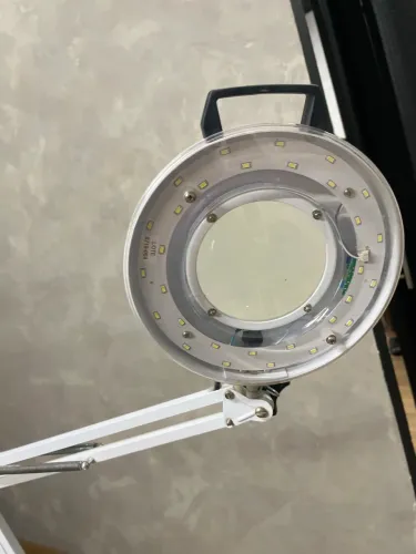 Luminária  lupa led iluminação 