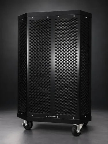 Sistema de Caixa de Som Torre PA Ativo GRT 15 APP 1000W RMS Frahm Preta