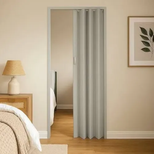 Colocação de porta sanfonada