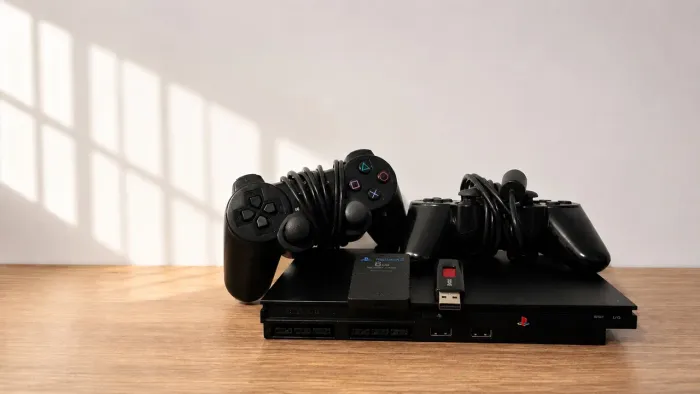 PS2 DESBLOQUEADO COM 2 CONTROLES!